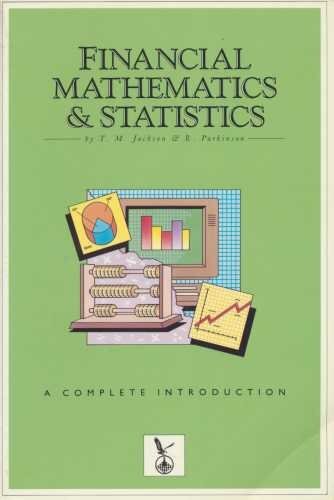 Financial Mathematics and Statistics By T. Jackson - Picture 1 of 1