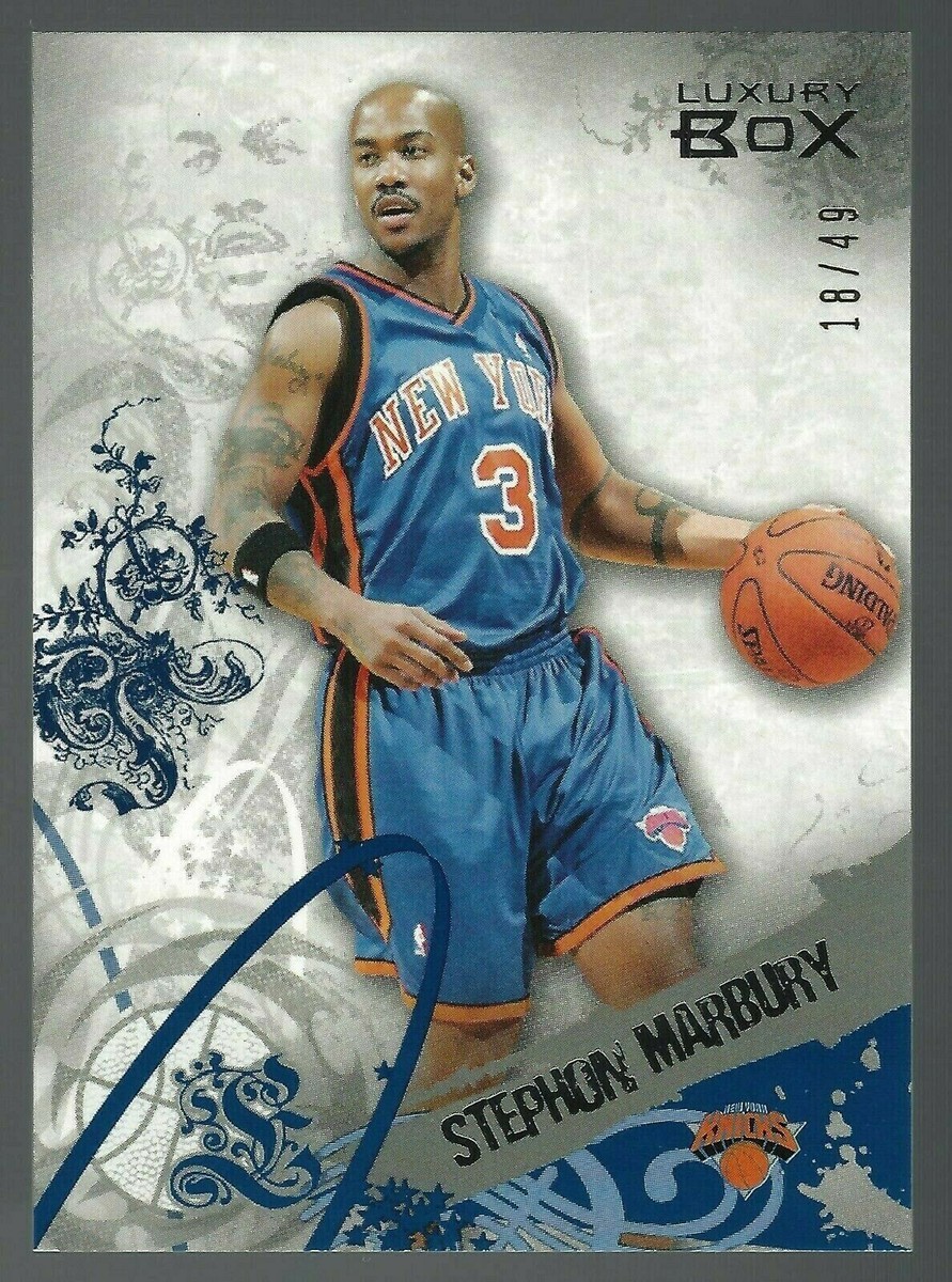 Stephon Marbury 2006-07 Topps Luxury Box Blue 18/49 Card# 19 | eBay