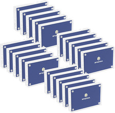 Mini Picture Frame 2.5X3.5 Inch Acrylic Magnetic Photo Business Clear Card Frame