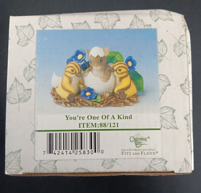 *Sealed* NIB Charming Tails Fitz and Floyd ''You're One Of A Kind'' - 88/121