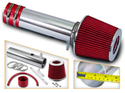 Racing Air Intake System + DRY Filter For 06-08 Honda Pilot 3.5L V6