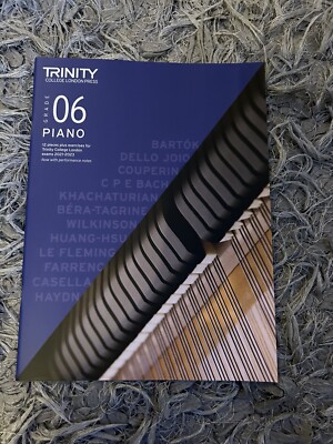 Trinity College London Piano Grade 6 Book 2021-2023 | 12 Pezzi Ed Esercizi | Per Esami