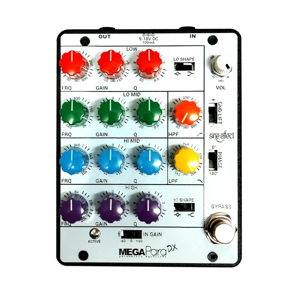 MegaPara DX EQ pedal - 1 READY TO SHIP - Image 2 of 4