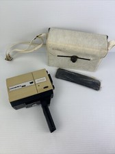 Hanimex M100 Loadmatic Super 8 Vintage Movie Camera & Case For Parts