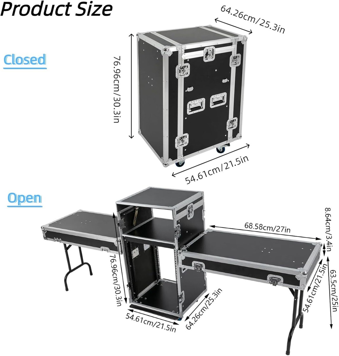 Yumaページ Power Sequencer 16-space Pa/dj Rack/road Case With 11u Slant