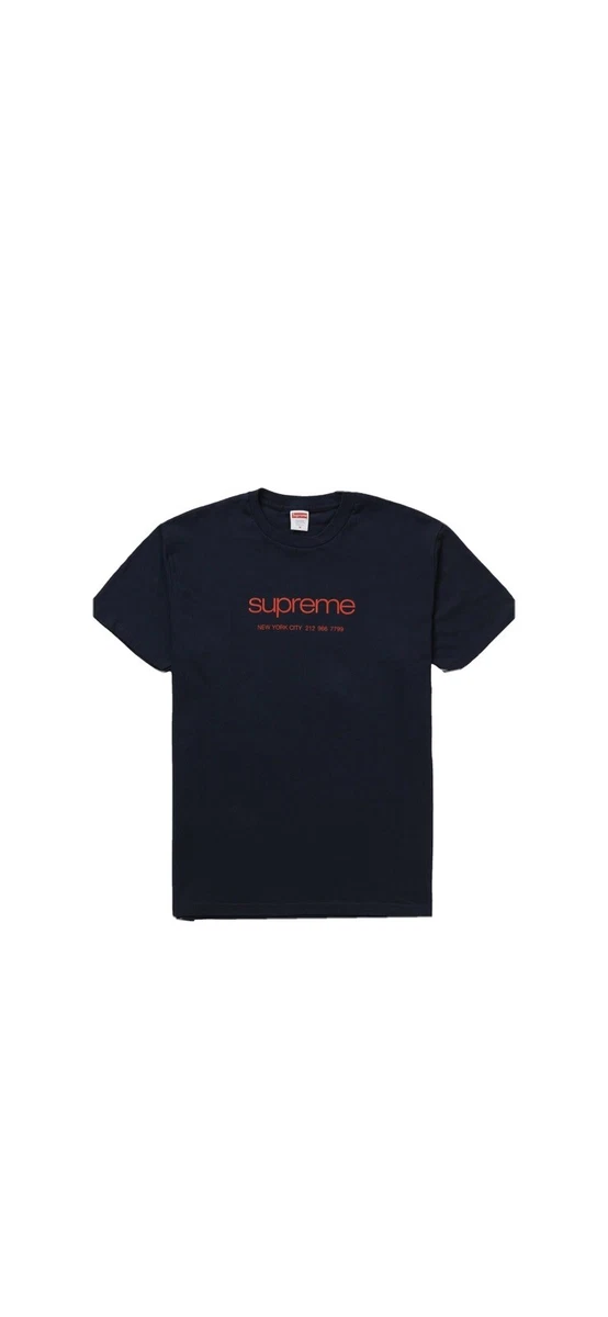 Supreme Shop Tee M Navy SS20 Week 1