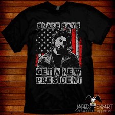 Escape From New York T-shirt Snake New President