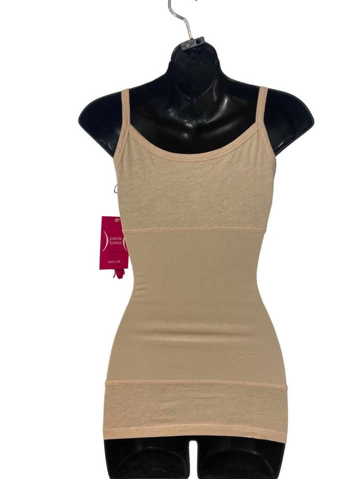 Camisa de compresión beige para mujer Yummie Tummie talla M - Nueva con etiquetas Foto 2 de 4