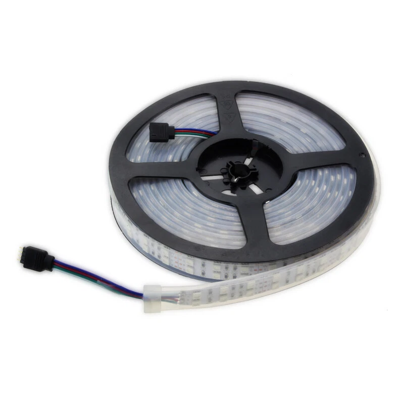 Double row DC 12V 24V 5M LED Strip SMD5050 Waterproof flexible led ribbon tape - Image 2 of 4