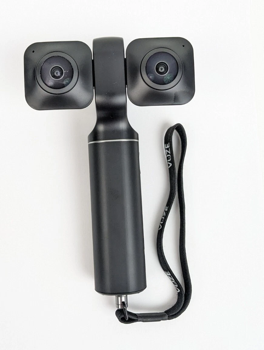 Vuze XR 5.7k Dual VR Camera + 256GB SD Card ~ Tested & Working ~ LENS SCRATCH