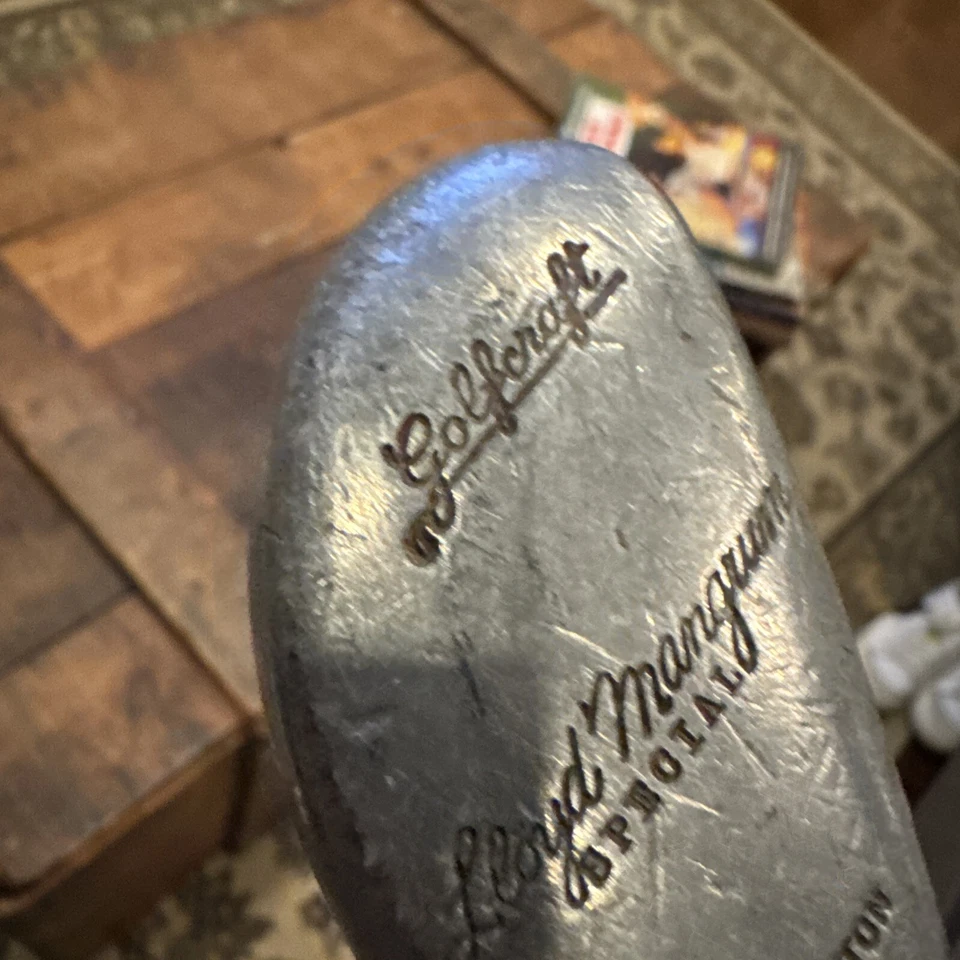 Golfcraft Lloyd Mangrum Special Frank Johnston Model Putter Leather Grip 35.5” - Image 2 of 4