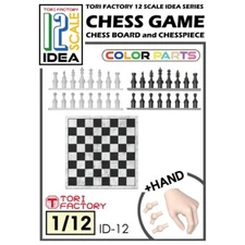 Tori Factory 1/12 Chess Game Set Figure Accessories Model Kit #ID-12