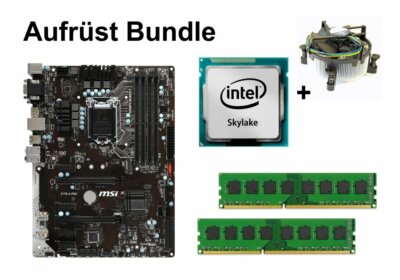 Aufrüst Bundle - MSI Z170-A PRO + Intel Celeron G3900 + 4GB RAM #112591