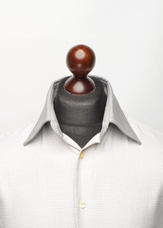 GIANFRANCO FERRE STUDIO Cotton Long Sleeved Dress Shirt Size 15 3/4" /40 Slim Foto 3 de 4