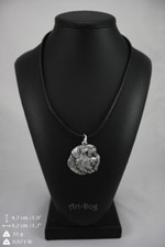 Bouvier des Flandres, collier couvert d’argent, qualité supérieure Art Dog FR