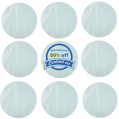 Pick-up 20pcs 11.8in Tempered Round Glass Cutting Board Blanks for Sublimation