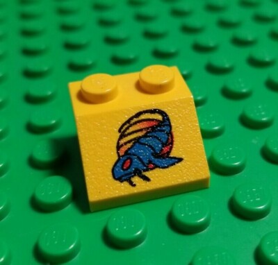 Lego Fish Segmented Logo STAR WARS Naboo Fighter 1999 Retired Printed Slope Koi