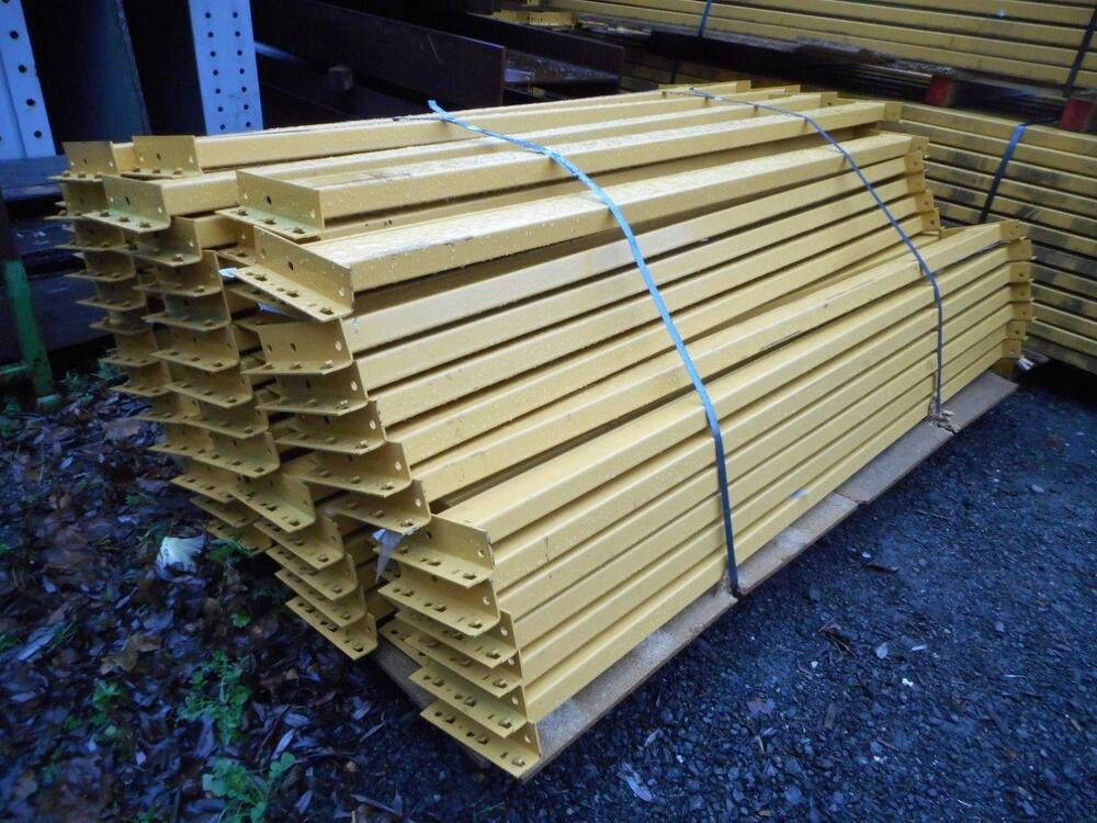 Yellow Racking Bars Link 51 Racking 2.000 Mtr Closed Beam Yellow Cross Bar 95 mm x 45 mm ...