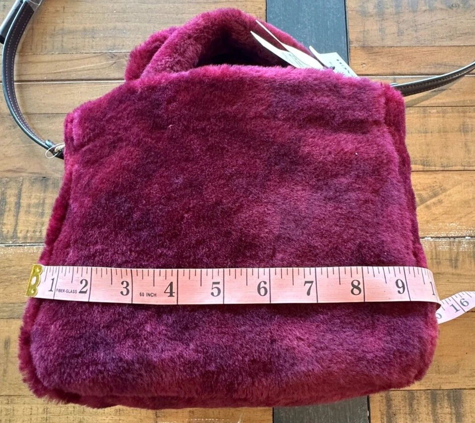 NUEVO CON ETIQUETAS COACH Bolso de Mano Fucsia Firma Piel de Oveja CM177 + Bolsa para el Polvo Foto 4 de 4