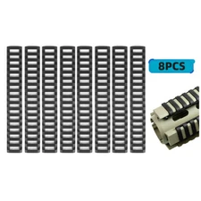 8 Pieces Heat Resistant fit Picatinny 20mm Rail  Ladder Rail Cover 18 Slot Panel