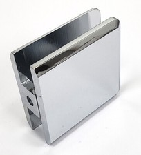 Beveled Edge Glass To Wall Mount Clip, Solid ...