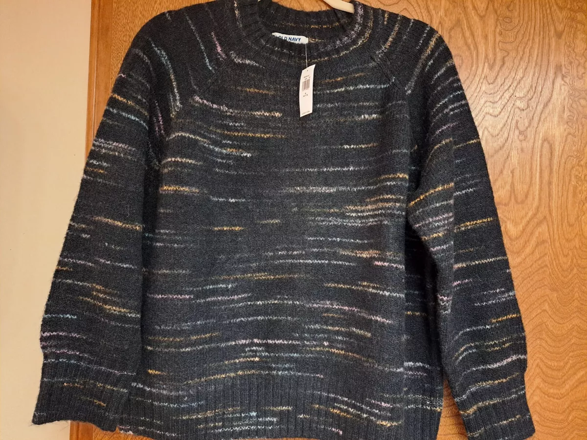Old Navy Women s Cozy Knit Space Dyed Sweater Size Medium Petite