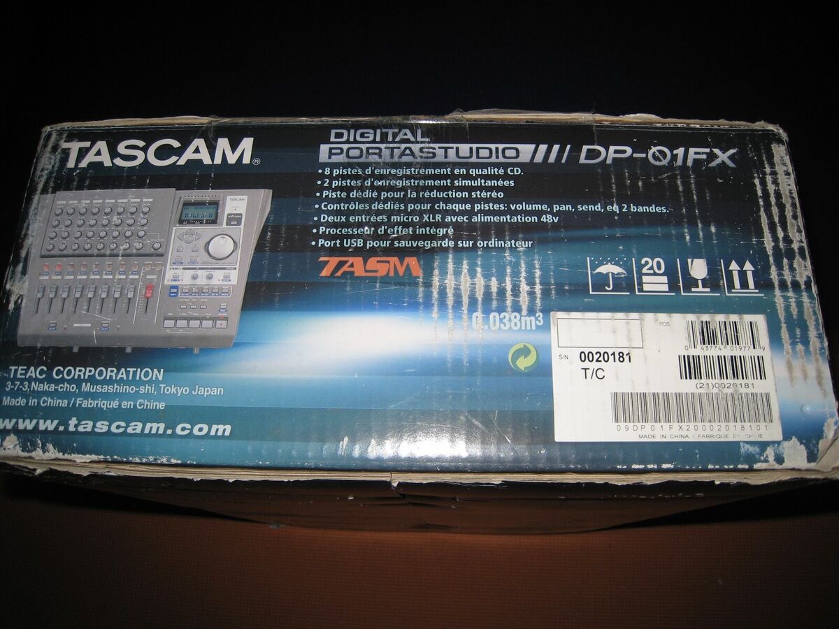Tascam DP-01FX Digital Multi Track Recorder for sale online Tascam DP-01FX Digital Multi Track Recorder for sale online
