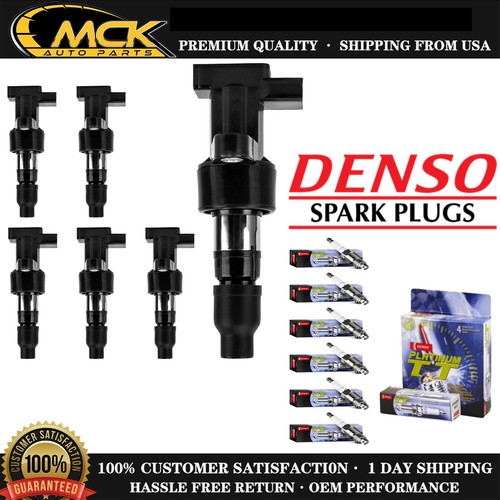6 Ignition Coil & Denso Platinum Spark Plug For 1999-2003 Lexus - Foto 9