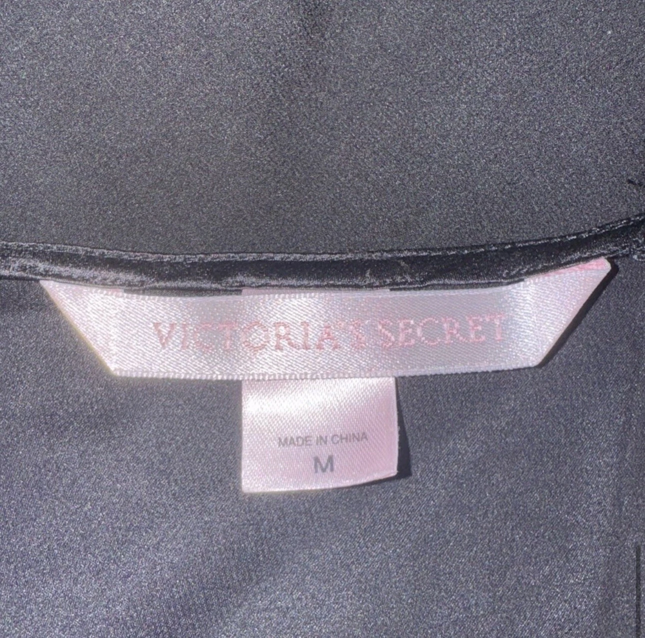UNDERCOVER Abito slip nero Victoria’s Secret 1999 nuovo senza etichette vintage Medium