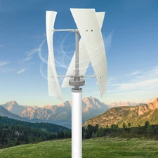 3-Blades Wind Turbine Generator Axis Wind Power Vertical Turbine Generator 100W