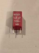 10pcs 1 uF 100V Wima MKS Film Capacitors for Stereo Rebuilds 5mm Pitch
