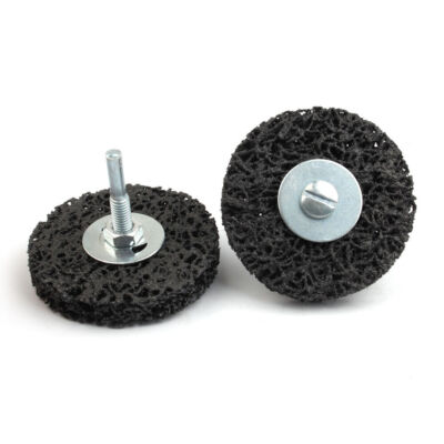 3 x Poly Strip Discs Wheel Rust Paint Removal Abrasive Drill Angle Grinder 75mm