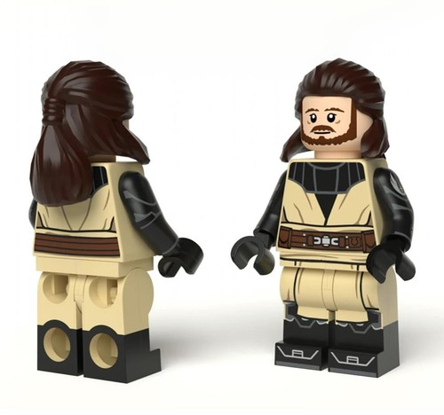Lego Star Wars Light Customs LC - The Armored Master - CW Qui-Gon Minifigure - Picture 2 of 2