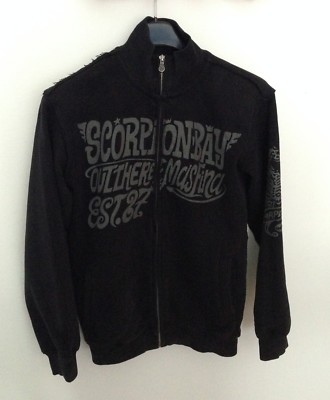 Felpa nera Scorpion Bay da bambino senza cappuccio Usata Taglia L