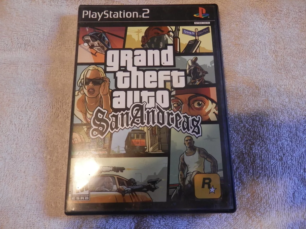 PS2 Grand Theft Auto San Andreas ( with manual ) for Sale in