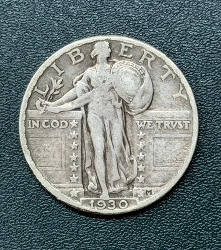 1930-P Standing Liberty Quarter ~ 90% Silver
