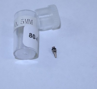 HSeng 0.5mm Nozzle for HS-80/HS-80K Dual Action Airbrush