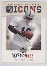2005 Upper Deck Rookie Materials Icons Randy Moss #IC-11 HOF b0o
