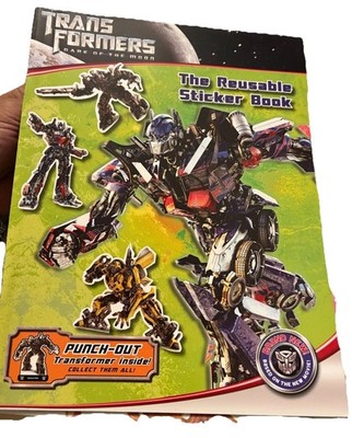 Transformers Dark of the Moon Reusable Sticker Book