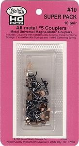Kadee 10 HO Scale No. 5 Bulk Pack 10 Pairs
