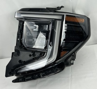 2023 2024 2025 GMC Sierra 1500 LED Headlight Black Trim Left Driver OEM Nice!
