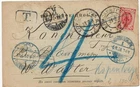Russland, Letter from Elisabethgrad to Kopenhagen?  1908, Michel nr 43