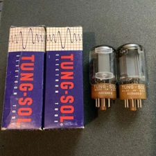 NOS Tung Sol 5881 Tubes MATCHED 6L6WGB 6L6WGT 6L6WGC Fender Bassman Tweed Nice!