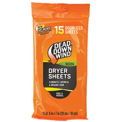 Dead Down Wind (arcus) Dryer Sheets Ddw 11913 Dryer Sheets Natural Woods