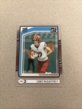 2024 Panini Clearly Donruss - Rated Rookie Luke McCaffrey #80 (RC)