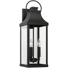 Capital Lighting Fixtures 946431BK OPEN BOX Bradford Outdoor Wall Light Black