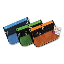 Charles Leonard 763653 Three-pocket Expandable Binder Pouch, 10.25 X 7.5,