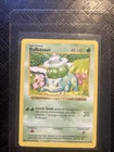 Pokémon TCG Shadowless Bulbasaur 44/102 Length Error NM