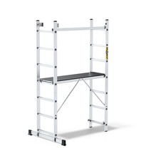 DRABEST HOME Aluminum Scaffolding Tower - Mini Scaffold with Work Platform