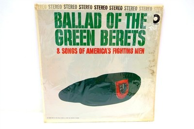 BALLAD OF THE GREEN BERETS Fighting Men from 1966 Record Vinyl LP DLP-250 Design